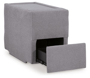 Modmax - Granite - 7-Piece Sectional With Laf And Raf Corner Chaises And With Storage Console