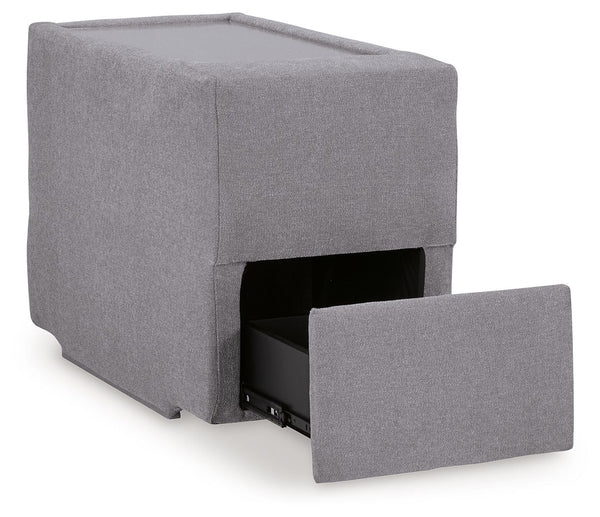 Modmax - Granite - 7-Piece Sectional With Laf And Raf Corner Chaises And With Storage Console