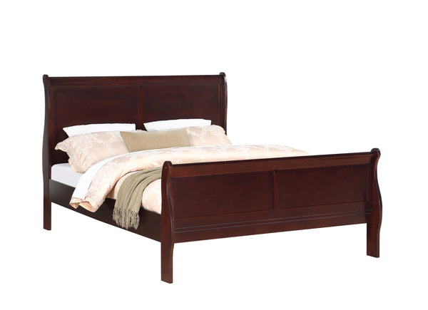 Louis Philip-King Bed-Brown<h4><b>Louis Philip - King Headboard, Footboard - Cherry</b></h4> <table width="100%"><colgroup><col style="width: 30%"> <col style="width: 70%"> </colgroup> <tbody> <tr> <td>Dimensions</td> <td> 80.25"L x 89.88"D x 46.88"H</td>