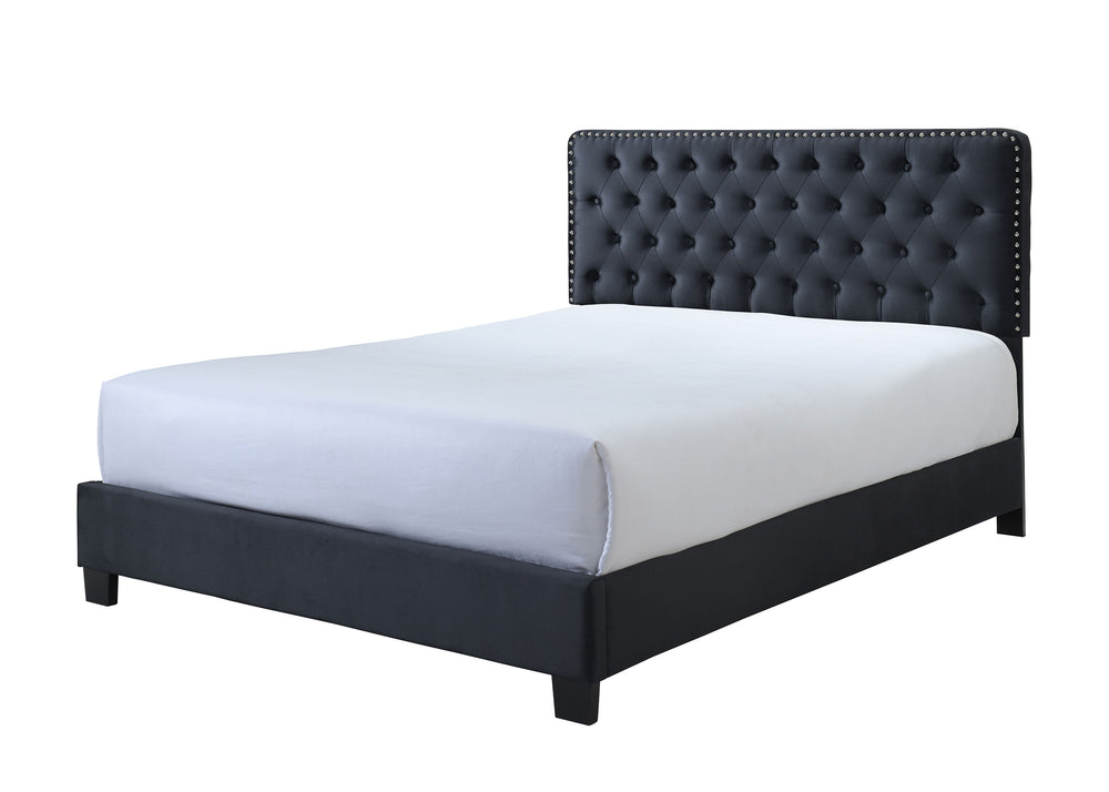 Ezra - Queen Bed<h4><b>Ezra - Queen Headboard / Footboard - Gray</b></h4> <table width="100%"><colgroup><col style="width: 30%"> <col style="width: 70%"> </colgroup> <tbody> <tr> <td>Dimensions</td> <td> 84.84"L x 64.57"D x 47.24"H</td> </tr> <tr> <td>Wei