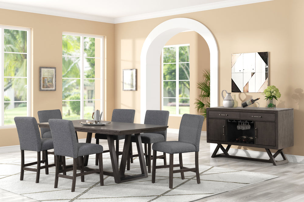 The High Line Counter Height Swivel Chairs in White offer a blend of durability, comfort, and functionality. Each set includes two counter swivel stools, expertly crafted from solid Acacia and Rubberwood, complemented by high-quality manufactured woods an