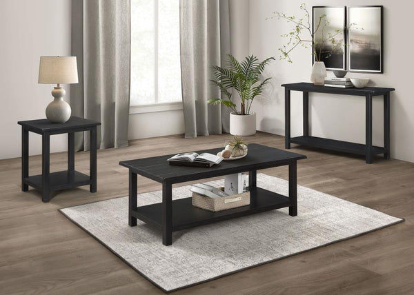 Payne - Wood Entryway Sofa Console Table - Java