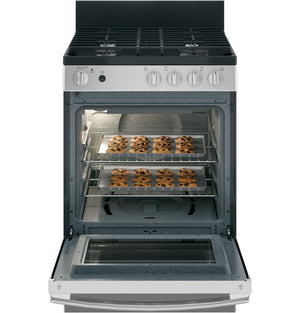 GE® 24"  Steam Clean Free-Standing/Slide-in Gas Range