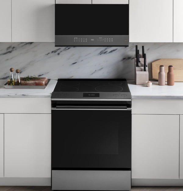 Café™ 2.1 Cu. Ft. Smart Over-the-Range Microwave Oven in Platinum Glass