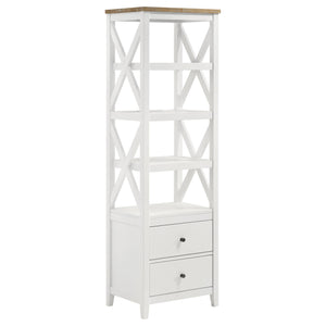 Hollis 3-piece 67-inch TV Stand Entertainment Center White