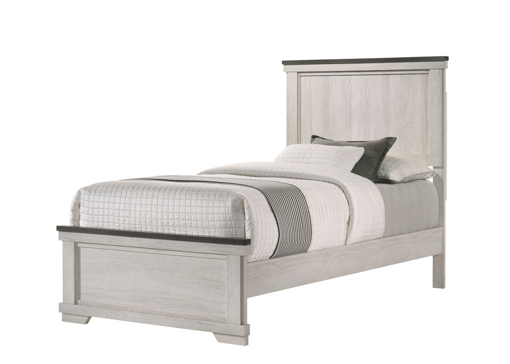Leighton - Twin Bed - White