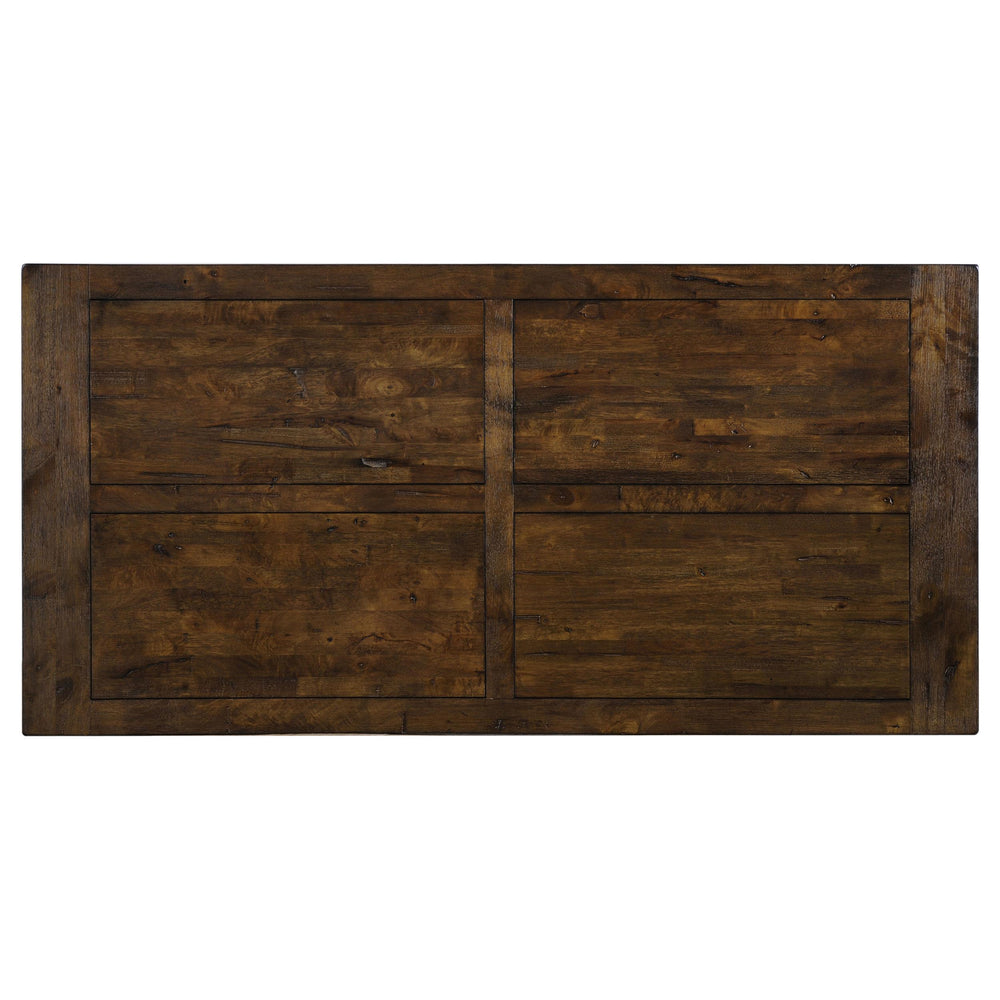 Coleman 5-piece Rectangular Dining Set Rustic Golden Brown