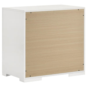 Ives 5-piece Eastern King Bedroom Set White High Gloss