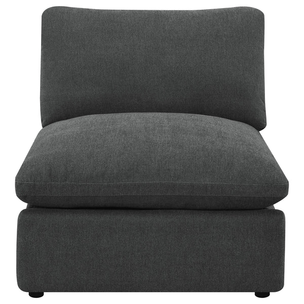 Collins Modular Power Armless Recliner Dark Grey