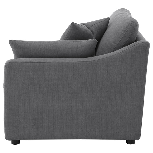Hobson Upholstered RAF Chair Charcoal