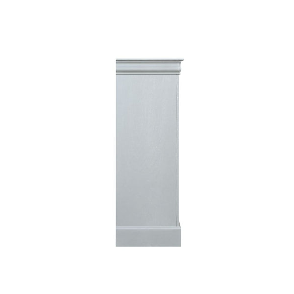  the simple moldings and luxurious pull handles add subtle style and app