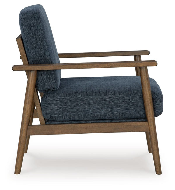 Bixler - Navy - Showood Accent Chair