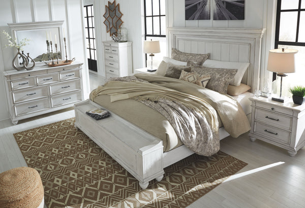 Kanwyn - Whitewash - 5 Pc. - Dresser