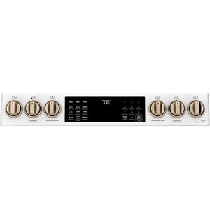 Café™ 30" Smart Slide-In, Front-Control, Gas Range with Convection Oven