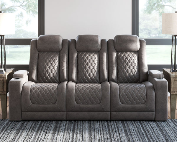 Hyllmont - Gray - 3 Pc. - Power Sofa