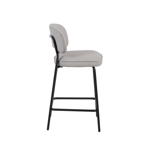 Blythe - Vegan Leather Counter Chair (Set of 2) - Ivory