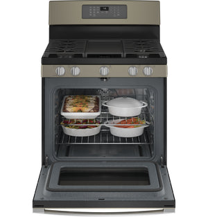 GE® 30" Free-Standing Gas Convection Range with No Preheat Air Fry