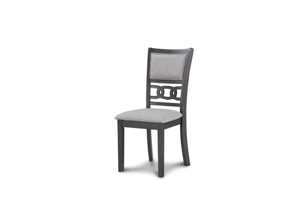 Gia - 5 Piece Square Counter Dining Set (Table & 4 Chairs) - Gray