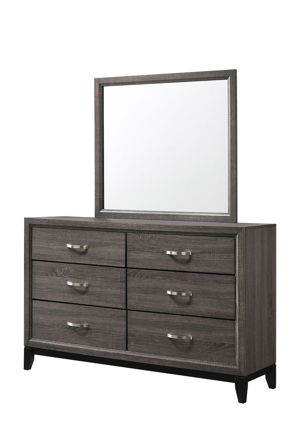 Akerson - Full 4 Piece Bedroom Set - Gray