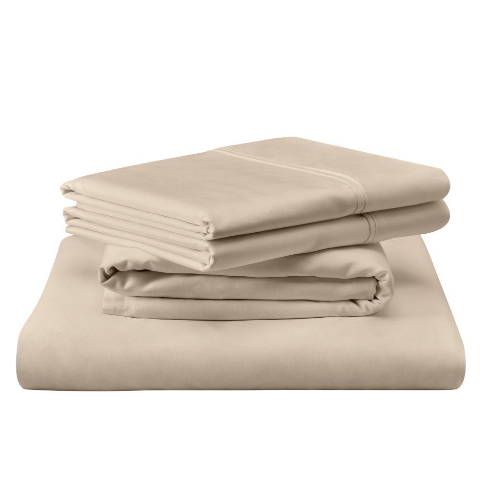 Smooth. Crisp. Luxurious. These 400-thread-count long staple Egyptian cotton sheets offer a soft, silky feel, giving every bed a crisp, smooth look. The enhanced fit - including our unique fitted sheet with four-way stretch and StayTight bands for a snug,