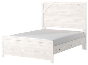  clean and casually modern. This full panel bedâ€™s wispy whitewash finish sets the tone for your calming sanctuary. Framed elements and cross-brace accents add dimension and authenticity to the bedâ€™s simply stunning profile. <h4><b>Gerridan - Whit