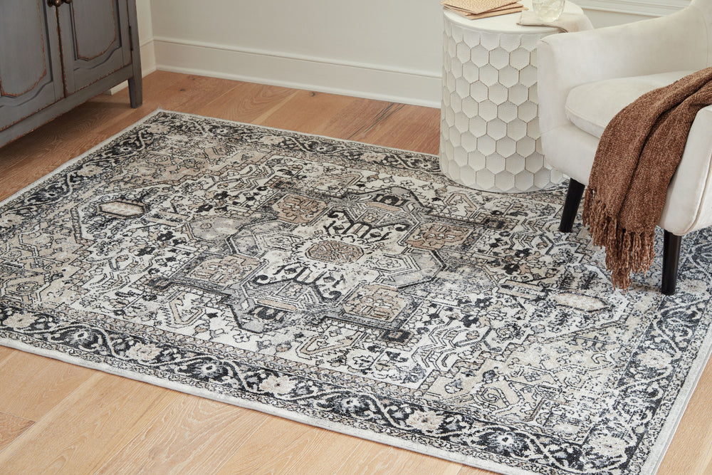 Fill your living space with natural charm and timeless sophistication. With its vintage-inspired medallion pattern, this accent rug can be displayed in a variety of interiors from traditional to boho chic. The meticulously woven construction boasts durabi