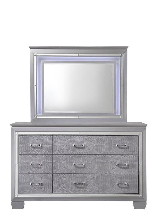 Lillian - Queen 3 Piece Bedroom Set - Gray