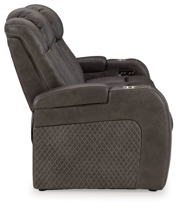 Fyne-Dyme - Shadow - 3 Pc. - Power Reclining Sofa