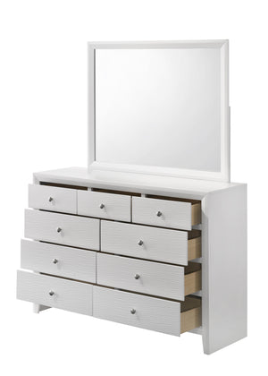 Evan - Twin 4 Piece Bedroom Set - White