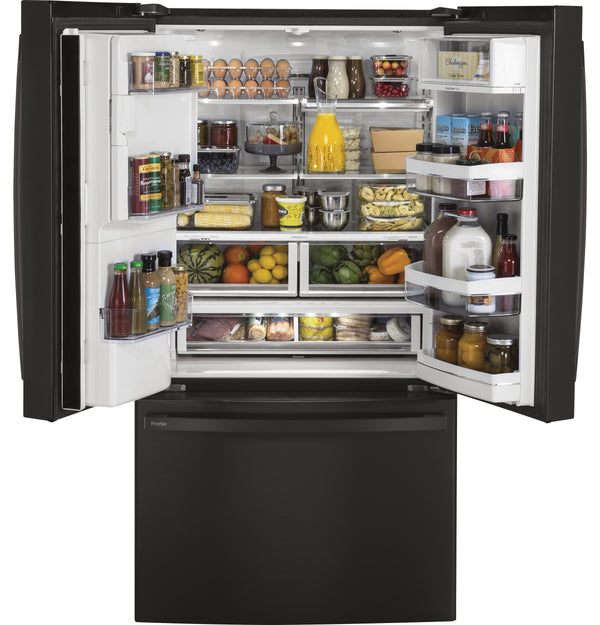 GE Profile™ Series ENERGY STAR® 22.1 Cu. Ft. Counter-Depth French-Door Refrigerator with Hands-Free AutoFill