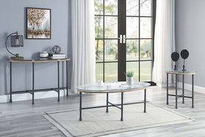  Dark - 22-"<br/><br/><b>Product Features</b><ul><li>KD</li><li>Water Pipe Style</li><li>Tempered Glass Table Top</li><li>Metal Frame</li><li>Case: 1Pc/1Ctn</li><li>Finish: Clear Glass & Sandy Gray Finish</li><li>Style: Industr