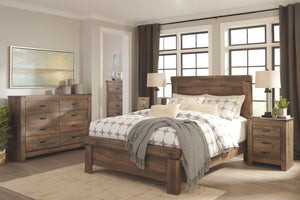 Trinell - Brown - 6 Pc. - Dresser, Queen Panel Bed, 2 Nightstands