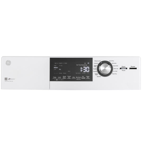 GE® ENERGY STAR®  24" 4.3 Cu.Ft. Front Load Vented Electric Dryer with Stainless Steel Basket