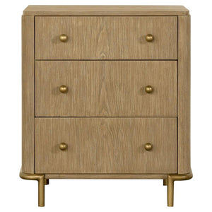 Arini - 4 Piece Queen Bedroom Set - Cream And Sand Wash