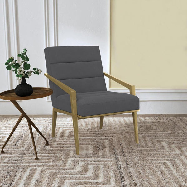  modern style meets elegant artistry in a striking contemporary armchair. Designed to stand out