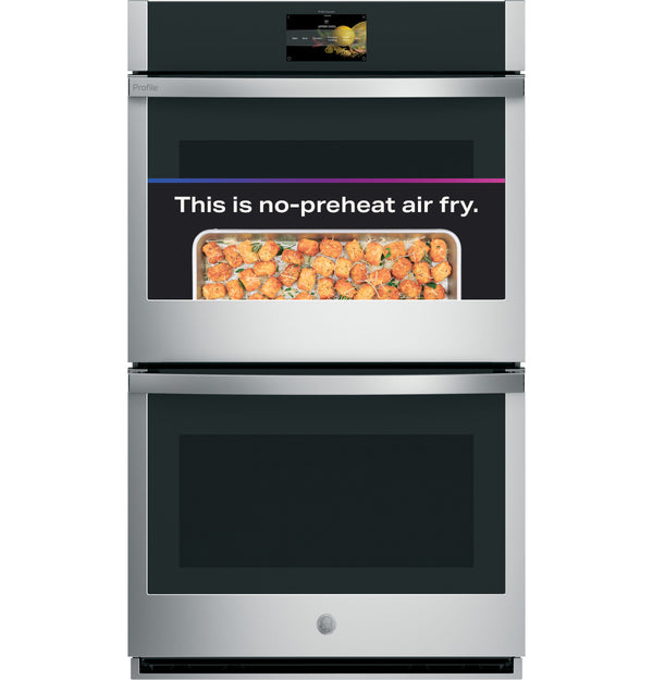 GE Profile™ 30" Smart Built-In Convection Double Wall Oven with No Preheat Air Fry and Precision Cooking