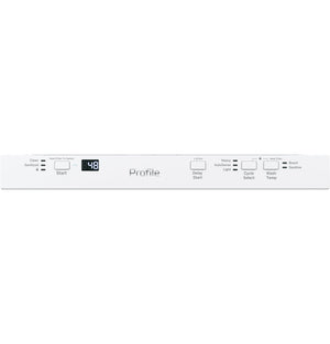 GE Profile™ ENERGY STAR® 18" ADA Compliant Stainless Steel Interior Dishwasher with Sanitize Cycle