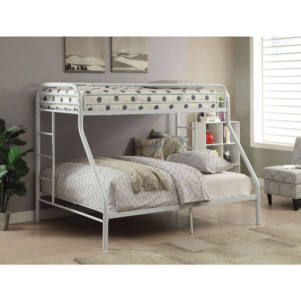 Tritan - Twin Long Over Queen Bunk Bed - White