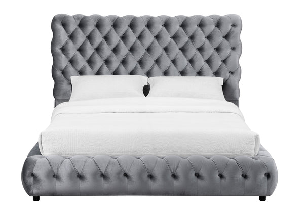 Flory - King Bed - Gray