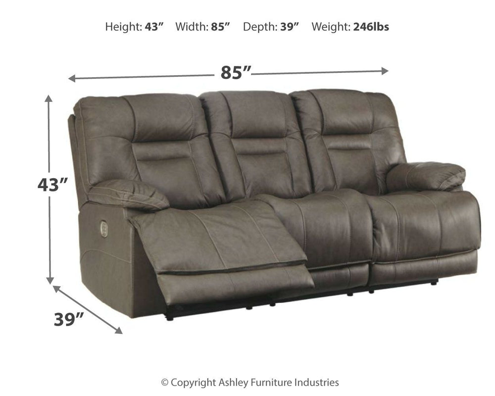 This set with Easy Viewâ„¢ power adjustable headrests delivers comfort at the touch of a button. Easily position the recliner, its headrest and lumbar support to your liking for maximum comfort. Plus, with the convenient USB charging ports, cell phones or