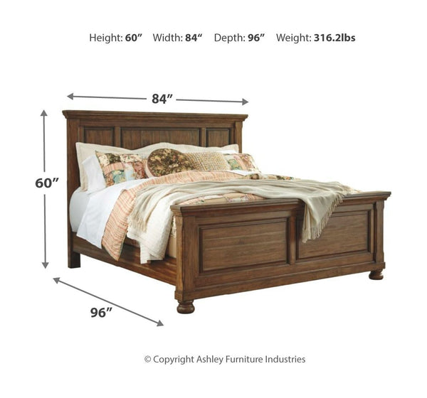 Flynnter - Medium Brown - 6 Pc. - Dresser