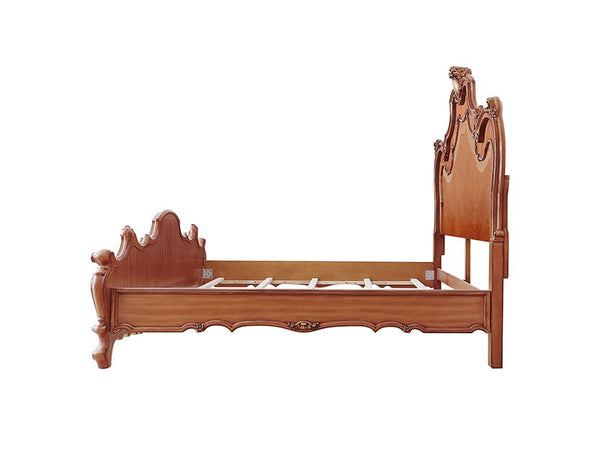 Picardy - Eastern King Bed - Honey Oak Finish