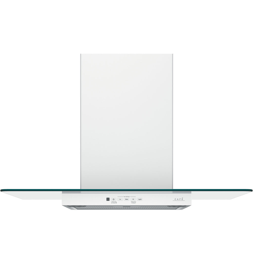 Café™ 30" Wall-Mount Glass Canopy Chimney Hood
