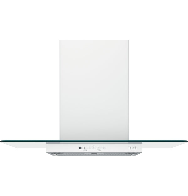 Café™ 30" Wall-Mount Glass Canopy Chimney Hood