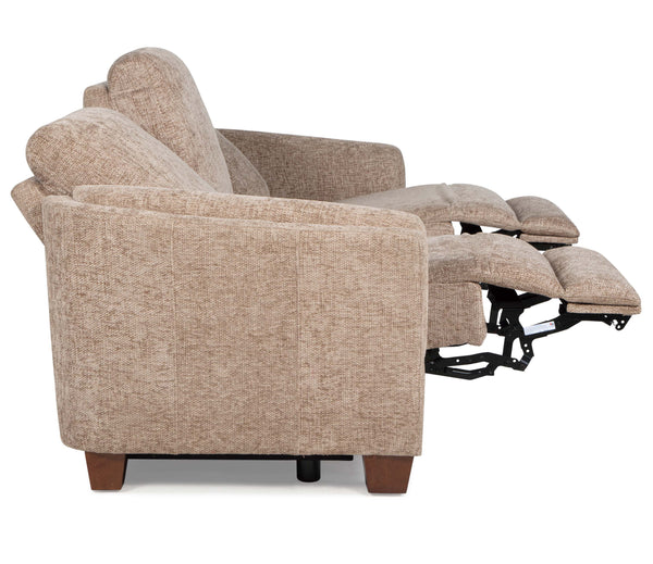 Morehead - Power Reclining Sofa Loveseat And Recliner - Biscotti