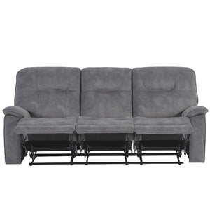 Cooper - Manual Reclining Sofa And Recliner - Shadow Gray