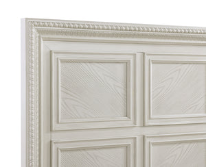 Alexandria - King 4 Piece Panel Bedroom Set - White