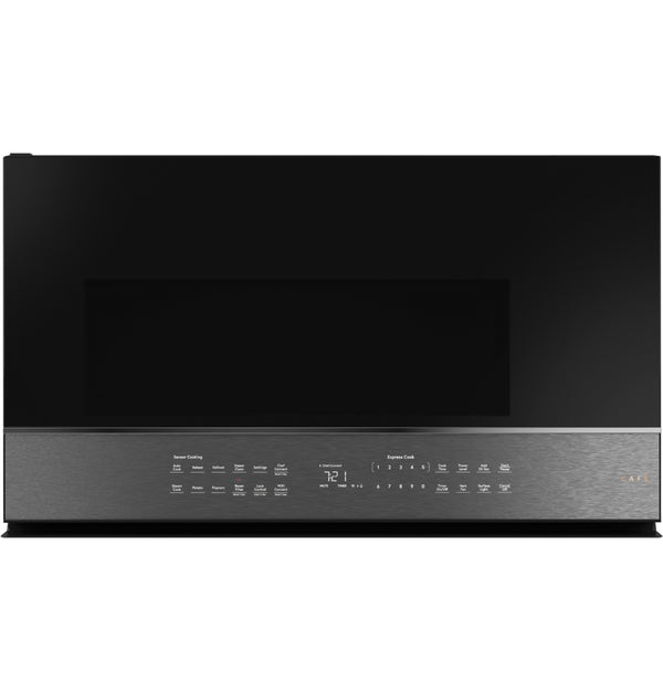 Café™ 2.1 Cu. Ft. Smart Over-the-Range Microwave Oven in Platinum Glass