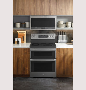GE Profile™ 30" Smart Free-Standing Electric Double Oven Convection Range with No Preheat Air Fry