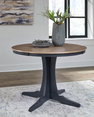  on-trend style. A two-tone finish elevates the casual design with modern appeal. Short on space? This table is designed to complement apartments and smaller homes. It-'s a fashionable solution for di